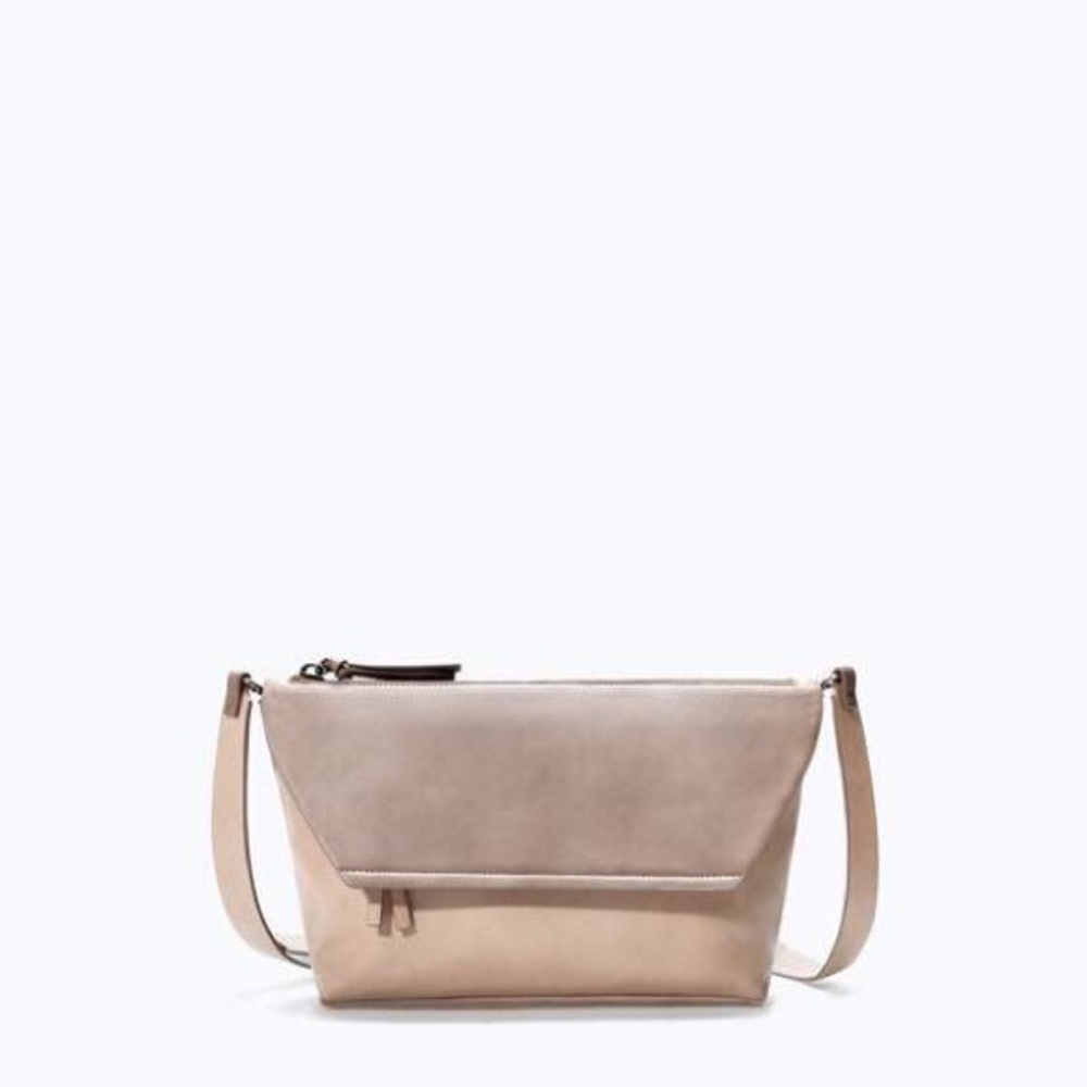 🎉HOST PICK🎉Zara messenger bag with zip(8536)